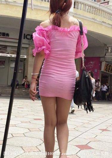 粉红包臀裙马尾辫MM【13P】