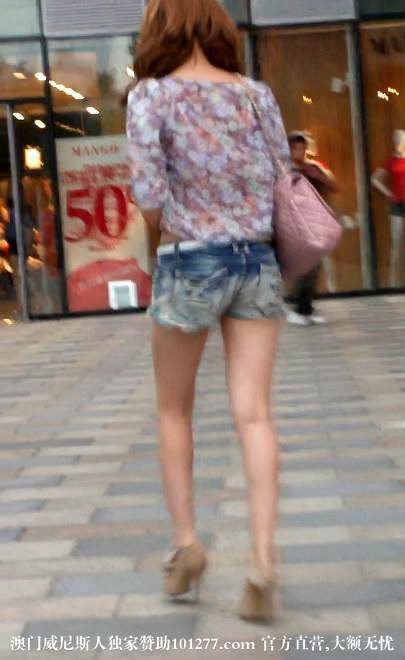 性感火辣超短牛仔裤高跟美腿【10P】