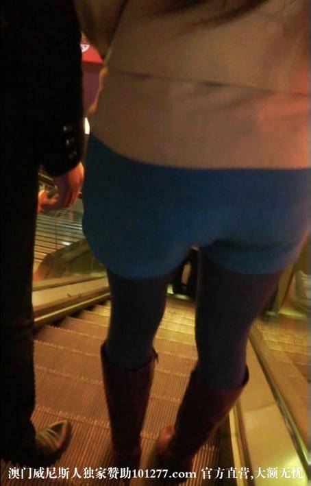 蓝色丝袜高挑美女【10P】